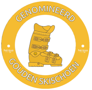 Gouden skischoen logo